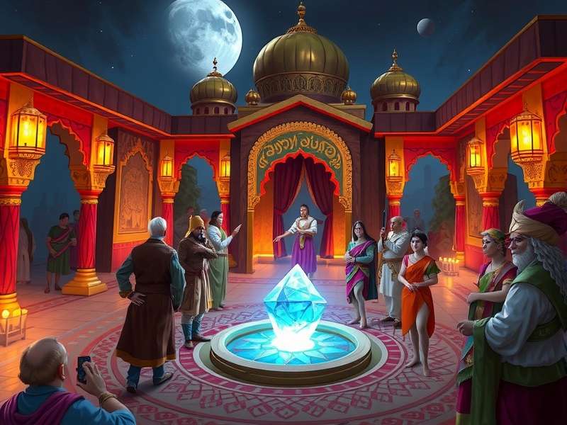 Sultan S Enchanted Sapphire Game Scene